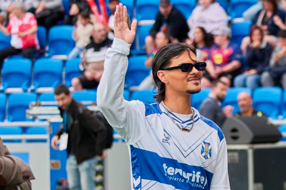 Abraham Mateo en el Costa Adeje-FC Barcelona