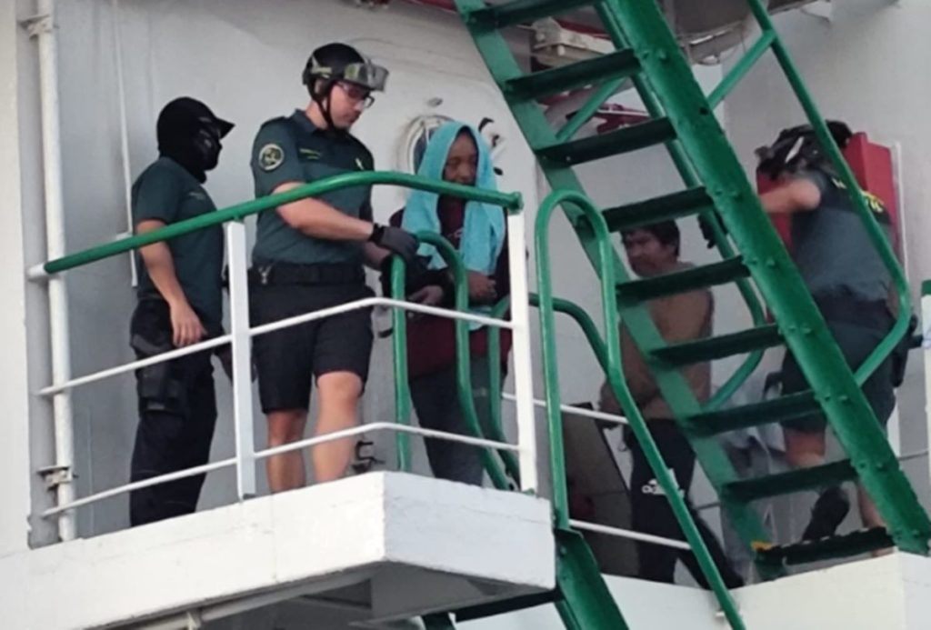 Operación secreta de la Guardia Civil en alta mar
