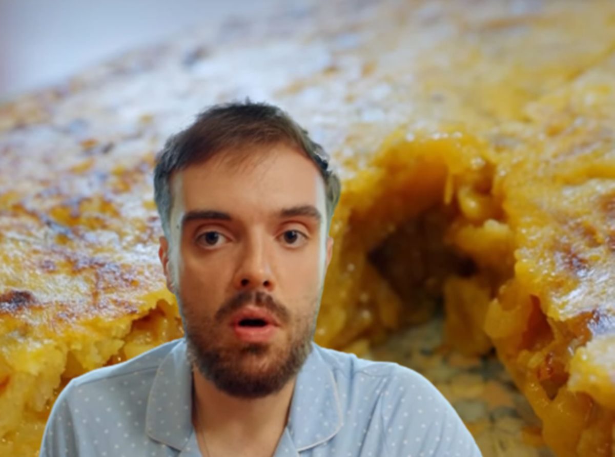 Retrato del creador de contenido Ibai Llanos durante la grabación de una de sus catas gastronómicas en su canal