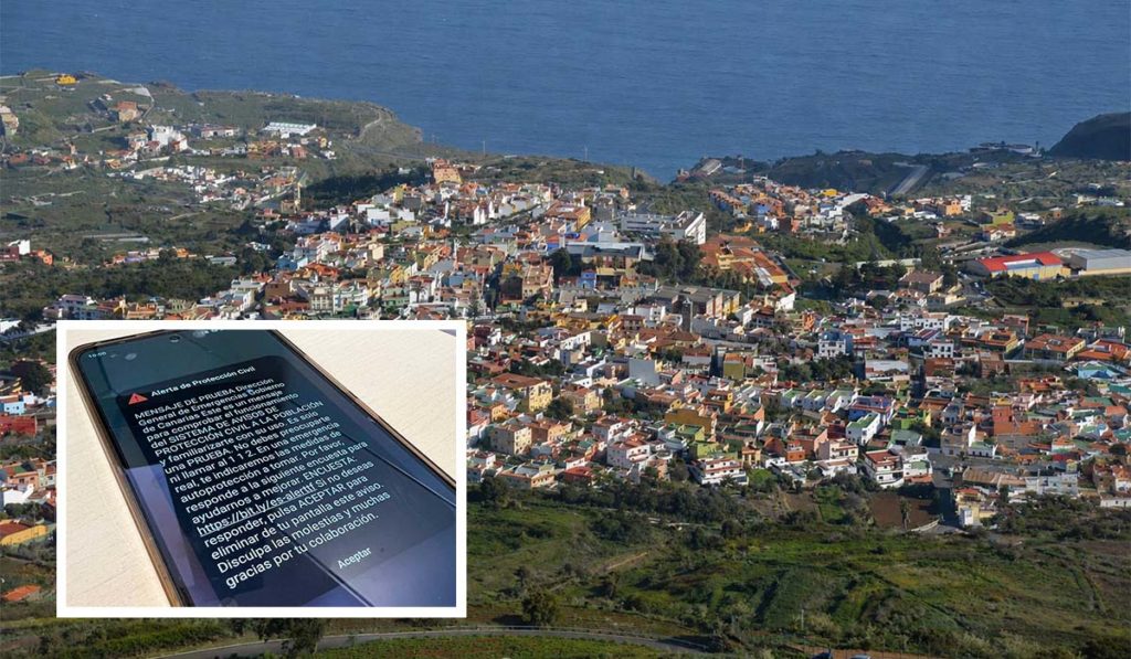 No te asustes si este viernes en Tenerife suena un fuerte pitido en tu móvil: el Cabildo y el 112 coordinan un gran operativo