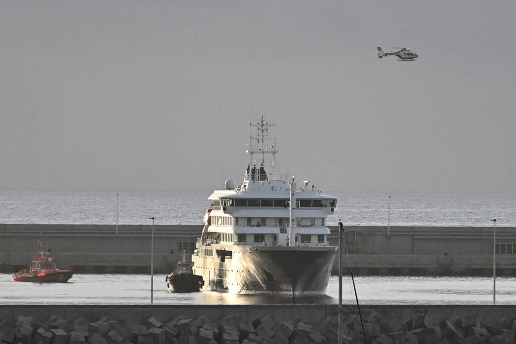 Evacuación del MV Hondius en Tenerife