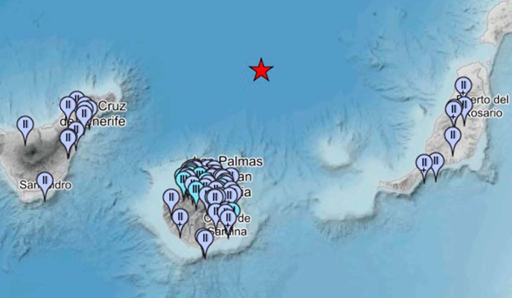 Terremoto de 4,8 en Canarias: la lista de municipios y barrios donde se ha sentido el fuerte temblor