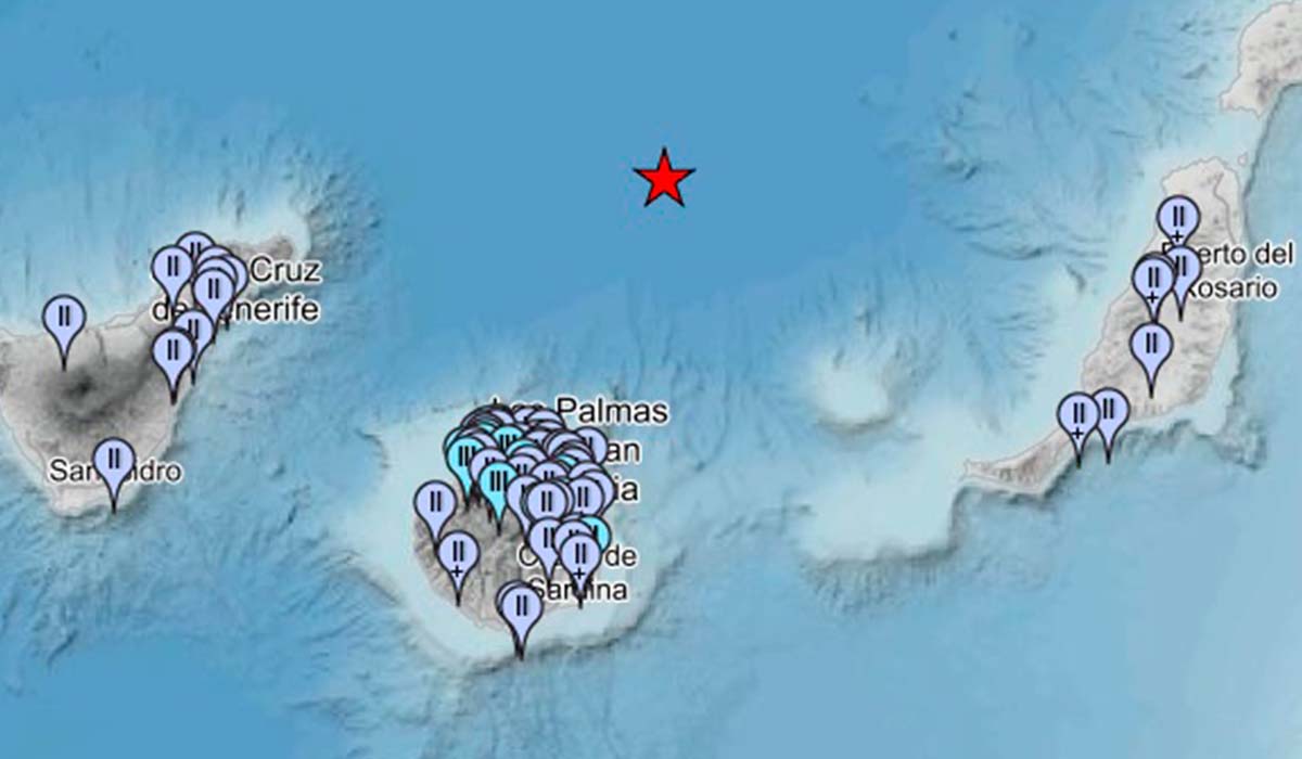 Terremoto de 4,8 en Canarias: la lista de municipios y barrios donde se ha sentido el fuerte temblor