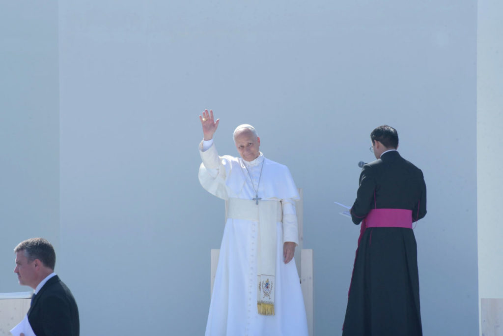 El papa León XVI en La Laguna. | EP