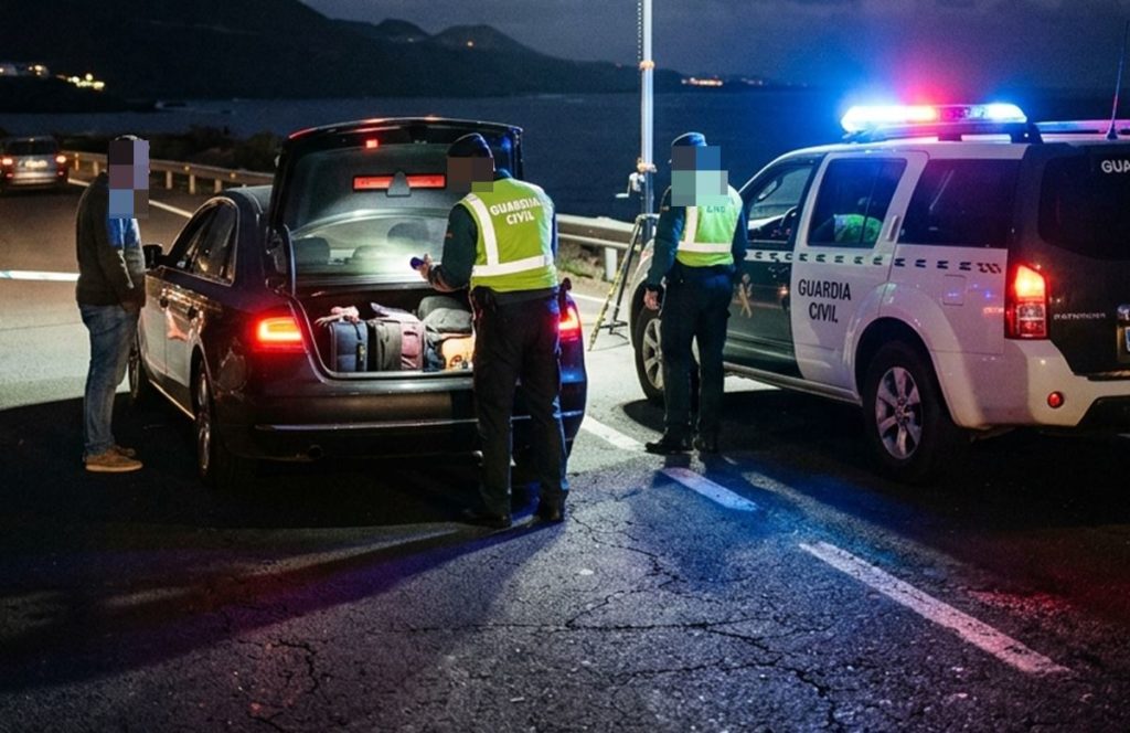 Le dan el alto en Tenerife y le encuentran 320 euros falsos en el coche: los había fabricado él mismo