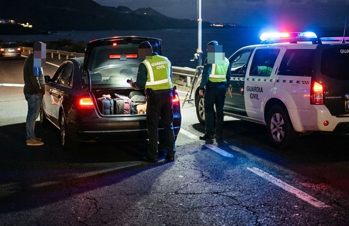 Le dan el alto en Tenerife y le encuentran 320 euros falsos en el coche: los había fabricado él mismo