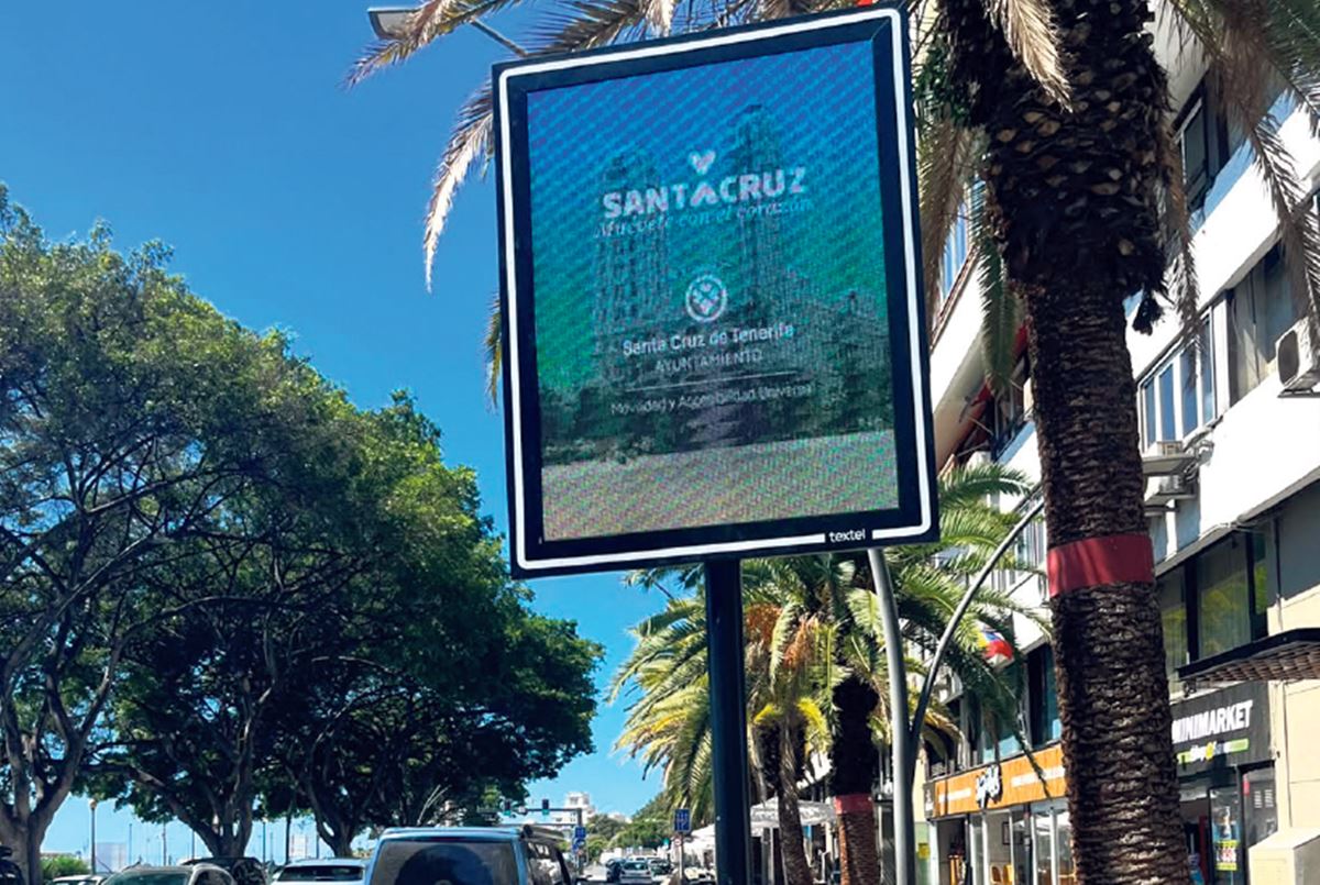 Santa Cruz estrenará en dos meses 10 paneles para saber dónde aparcar