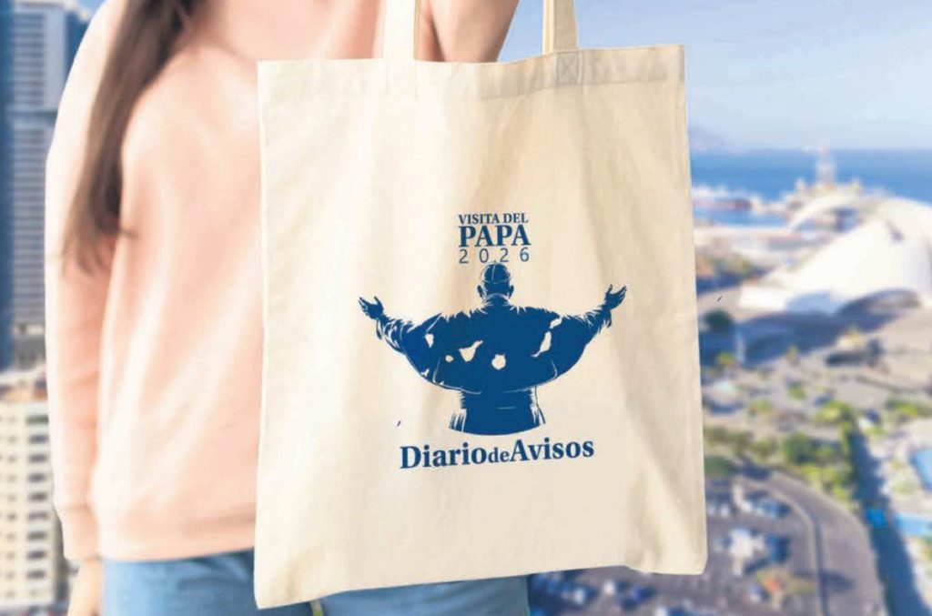 Diario de Avisos regala mañana la bolsa de la visita del papa León XIV