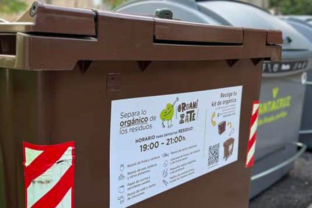 Santa Cruz de Tenerife extenderá el contenedor marrón a todos los distritos del municipio