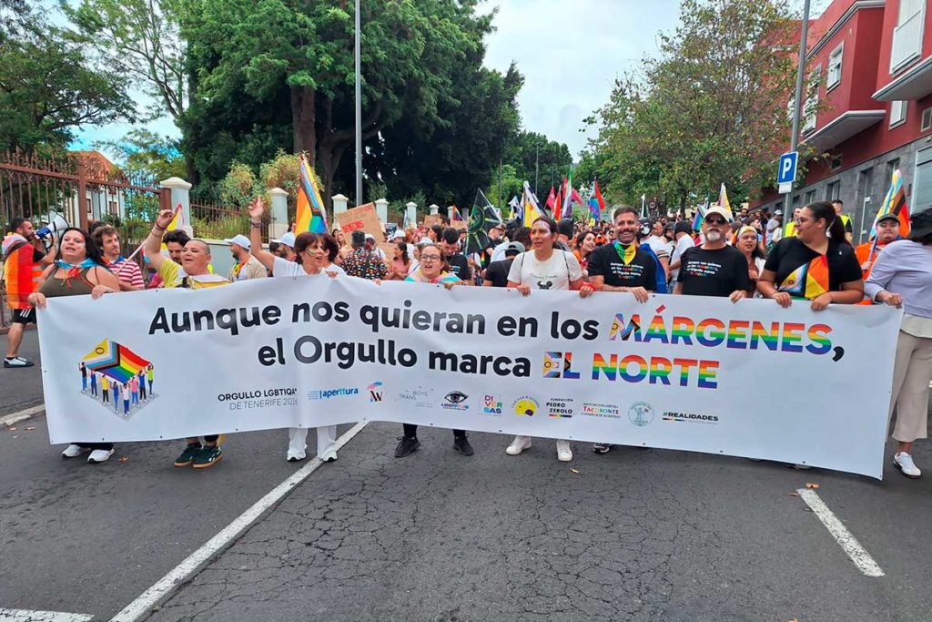 Manifestación del Orgullo LGBTIQA+ en La Orotava, Tenerife