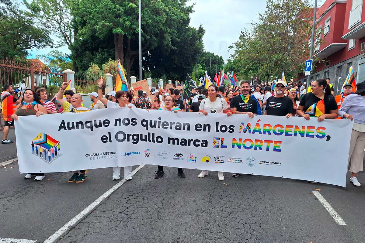 Manifestación del Orgullo LGBTIQA+ en La Orotava, Tenerife