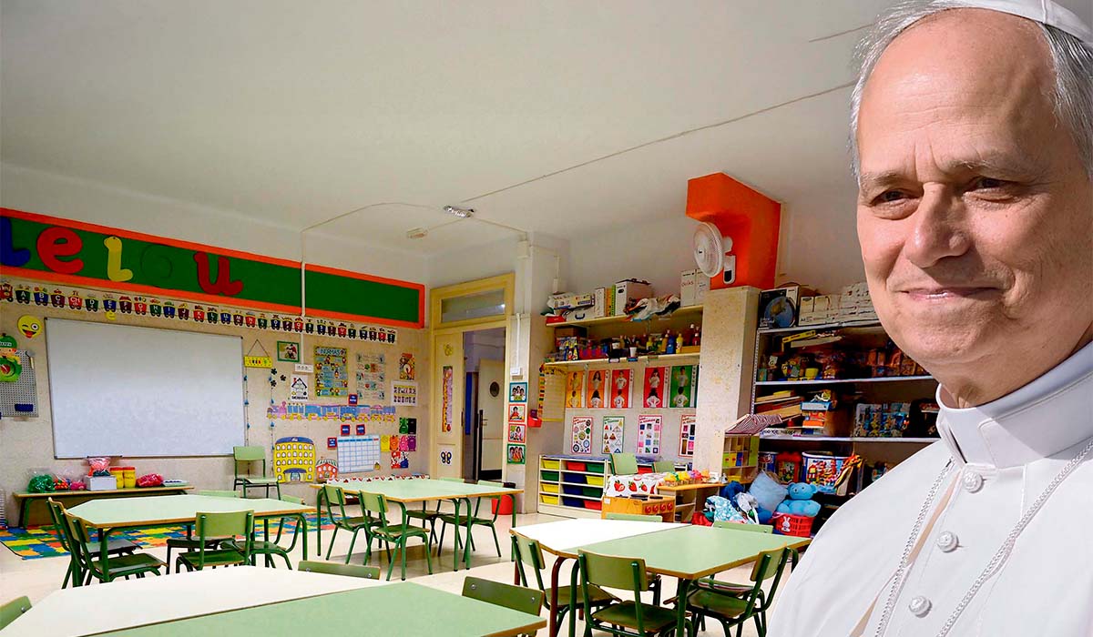 Clases suspendidas y un dispositivo sin precedentes por la visita de León XIV