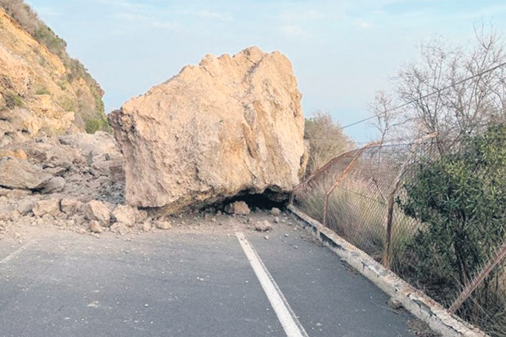 La Guancha da el primer paso para reabrir la carretera de El Convento casi cuatro años después del derrumbe
