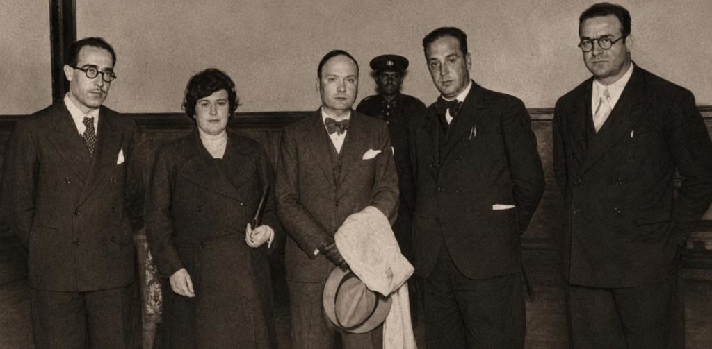 Llegada de Manuel Vázquez Moro y su esposa a Tenerife. La Prensa. 13 de marzo de 1936