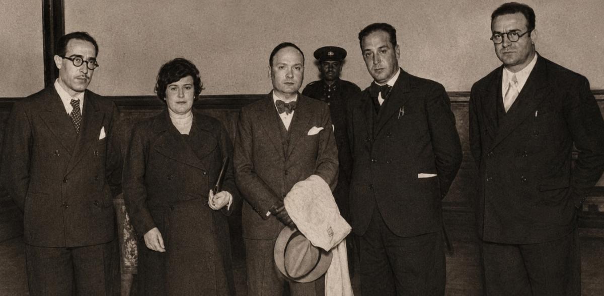 Llegada de Manuel Vázquez Moro y su esposa a Tenerife. La Prensa. 13 de marzo de 1936