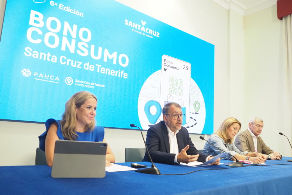 Santa Cruz de Tenerife lanza una nueva edición de bonos al consumo con 220.000 euros de inversión municipal