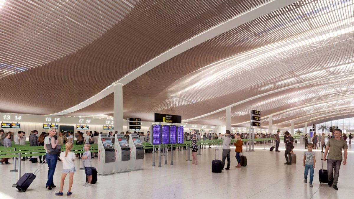 Aena proyecto de remodelación aeropuerto Tenerife Sur