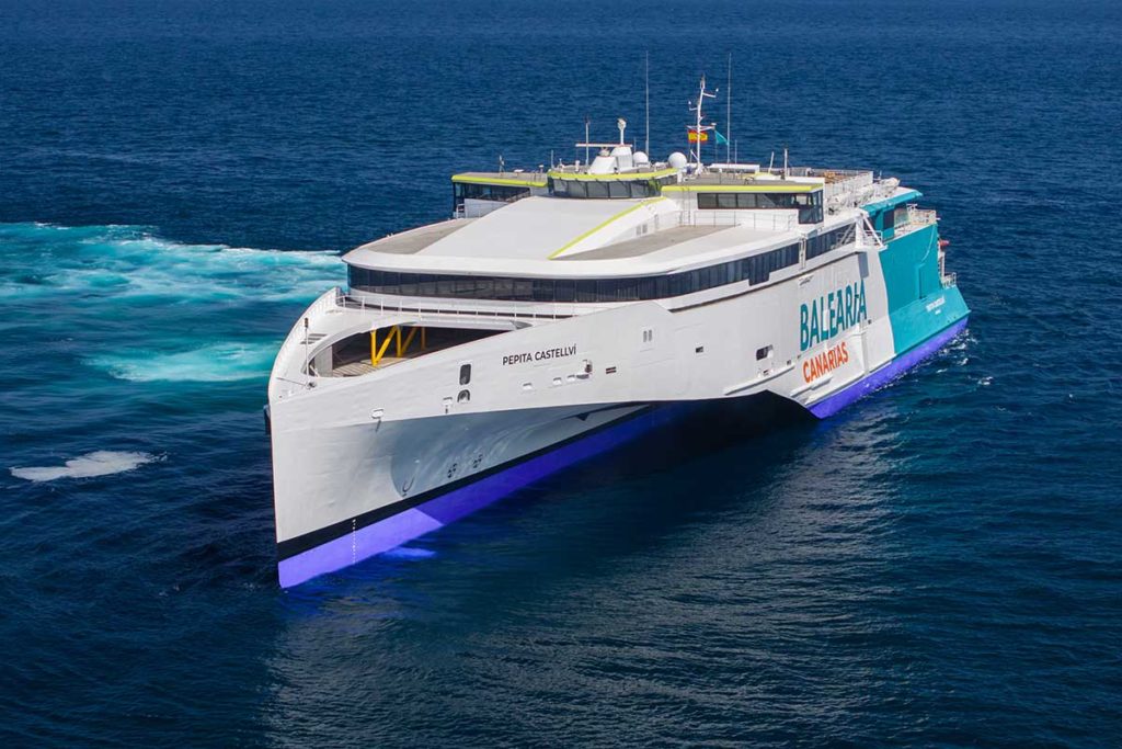 Baleària Canarias une las islas de Tenerife, La Palma y La Gomera con más frecuencias y conexiones más rápidas durante el verano