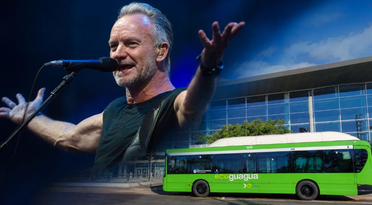 El Ayuntamiento lo confirma: más guaguas nocturnas por el concierto de Sting en el Palmetum y las fiestas de Igueste