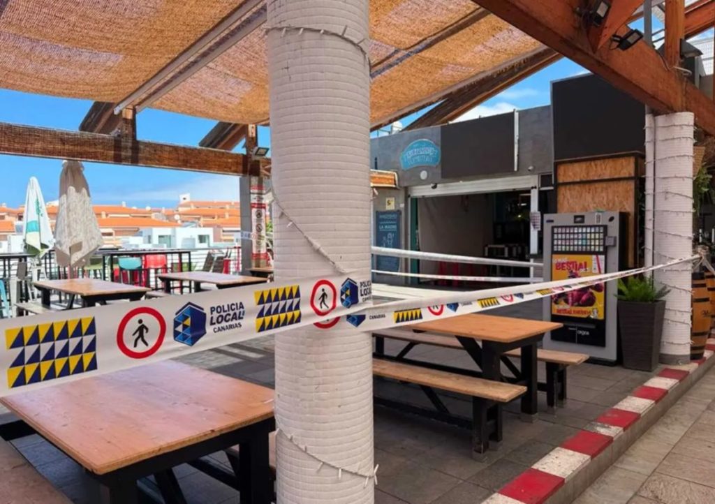 La Policía cierra la popular terraza La Pepa, en Arona, como seguridad por los partidos del Mundial