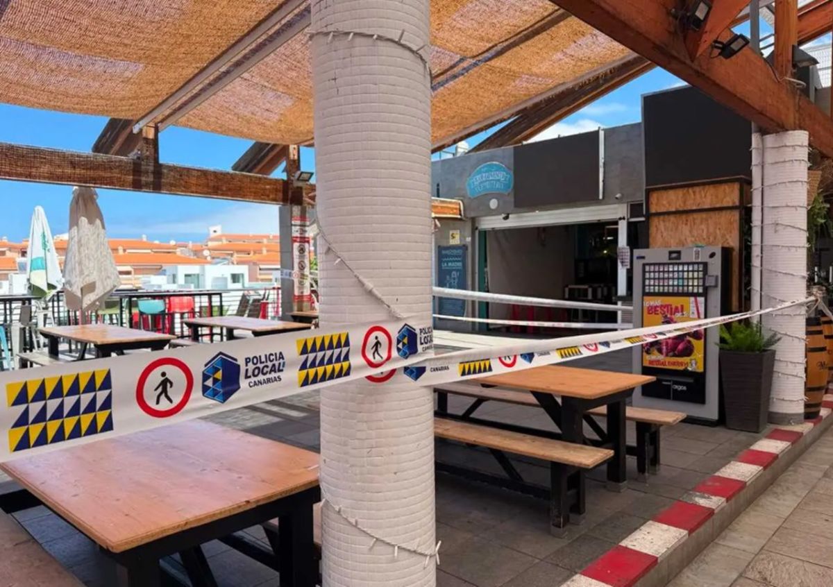 La Policía cierra la popular terraza La Pepa, en Arona, como seguridad por los partidos del Mundial