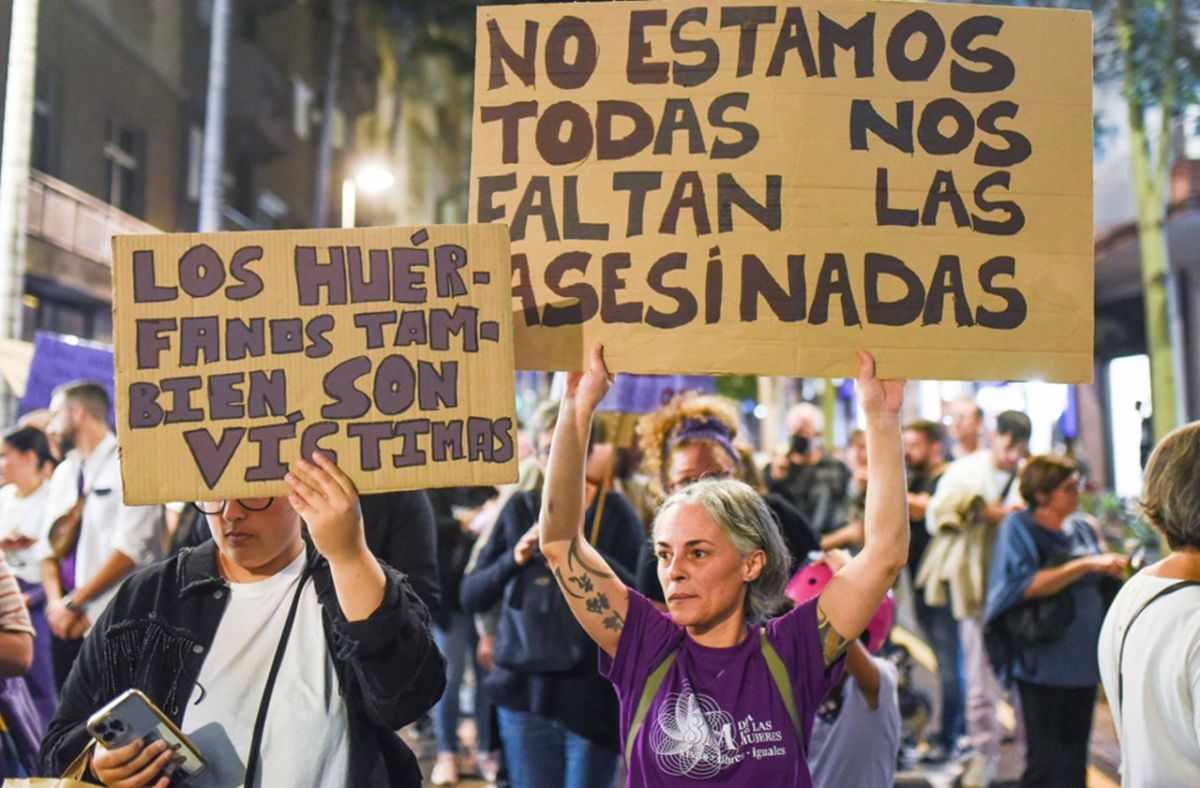 Imagen de una manifestación contra los crímenes machistas. | DA