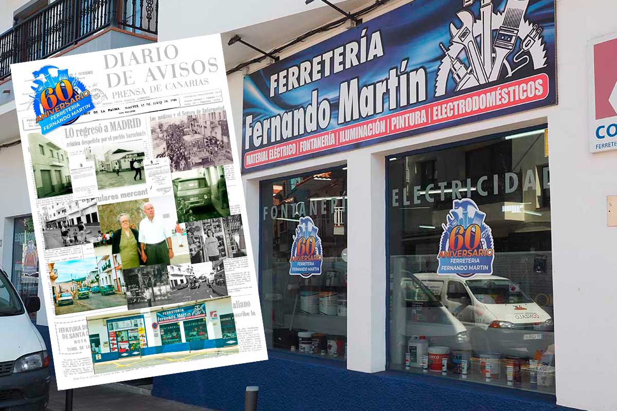 60 años entre tornillos y tinta: la historia de uno de los comercios más antiguos de Los Realejos
