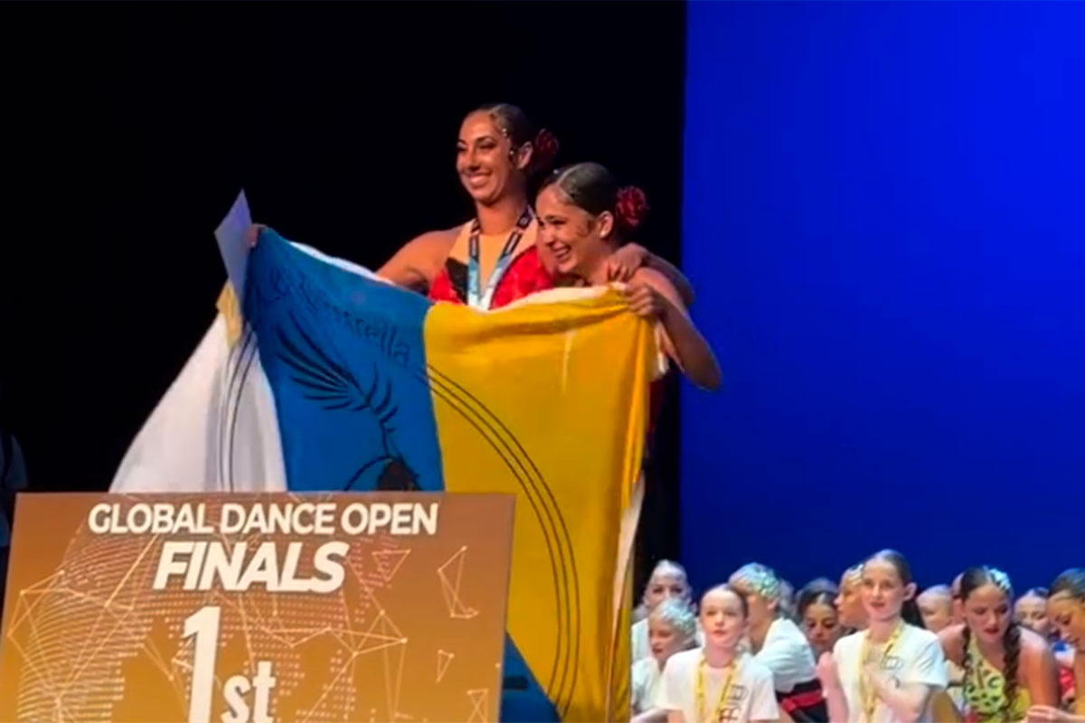 Estrella y Chiara, las dos bailarinas canarias campeonas del mundo en el Global Dance Open 2026