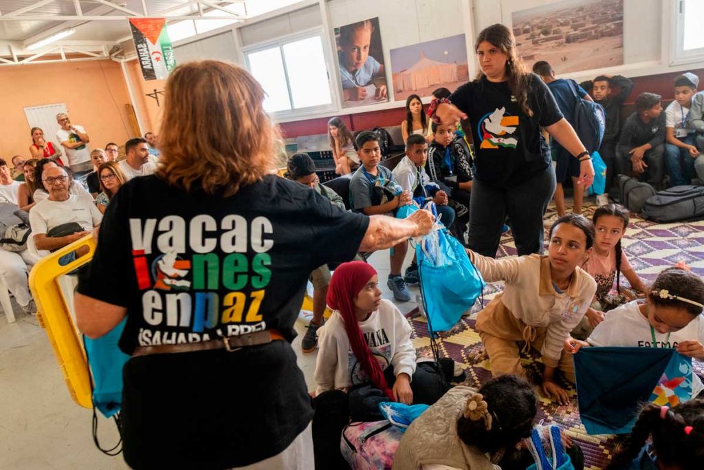 Un centenar de niños saharauis llega a Canarias en la 45 edición de Vacaciones en Paz