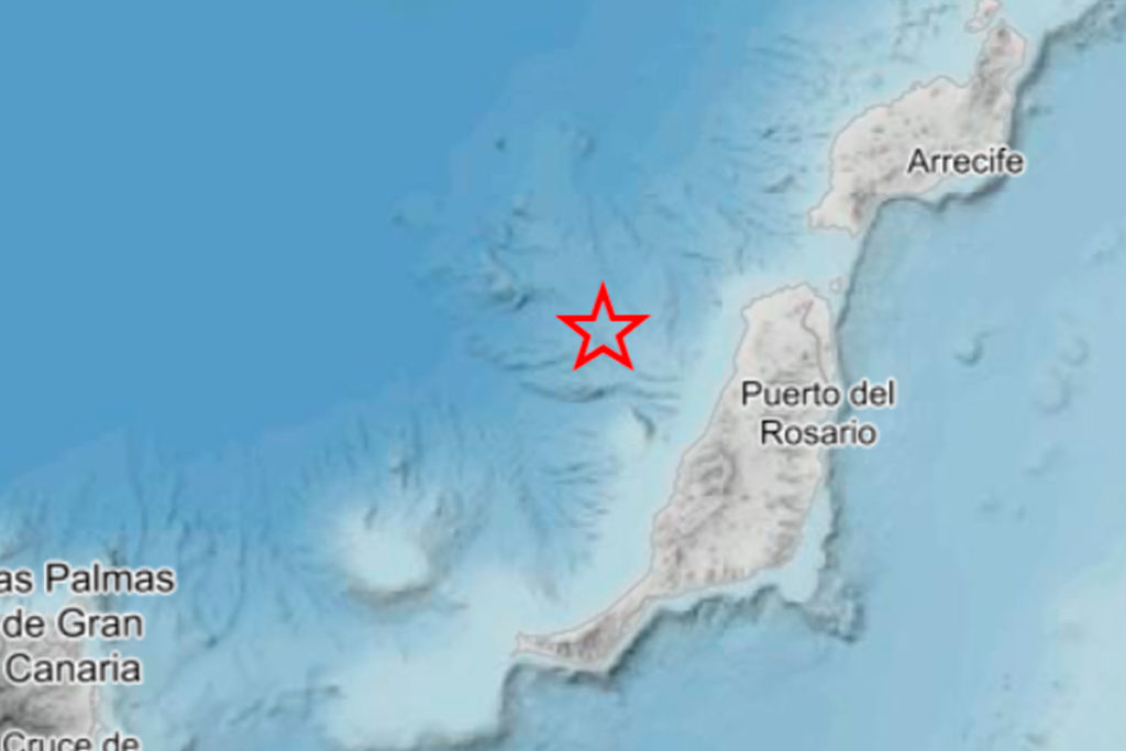 El IGN registra un terremoto de 3,2 de magnitud sentido por la población de Fuerteventura
