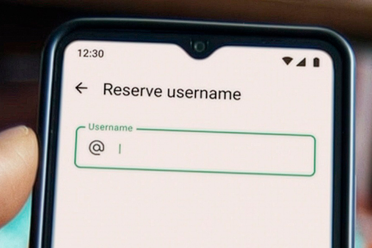 Reserva de nombre de usuario de WhatsApp