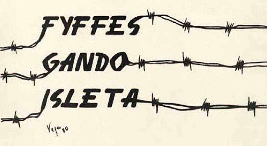 Diseño de la transición dedicado a los penales franquistas.