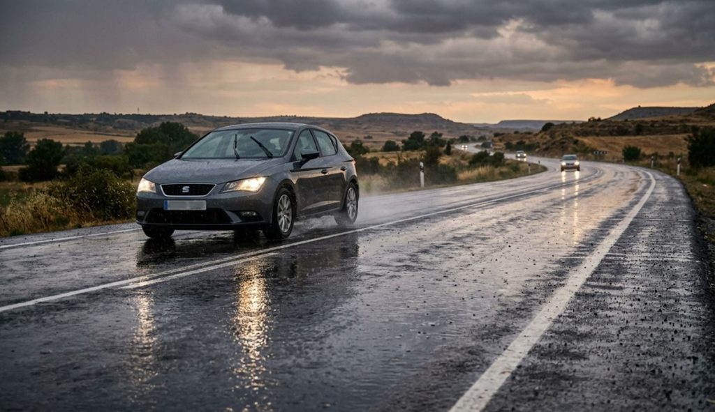 La DGT avisa del peligro que aparece en la carretera con las primeras gotas