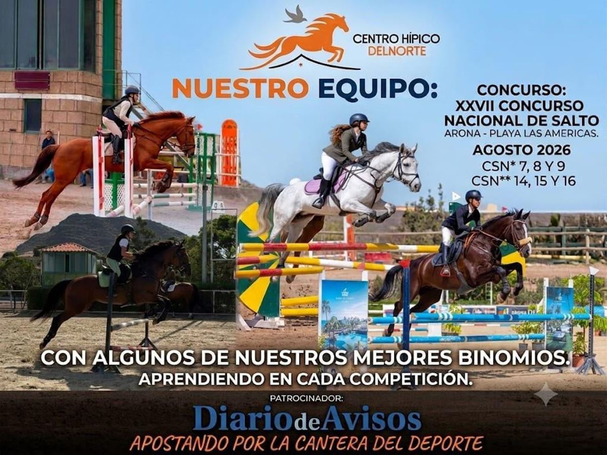 El Centro Hípico Del norte afronta el gran reto del Concurso Nacional de Salto de Arona