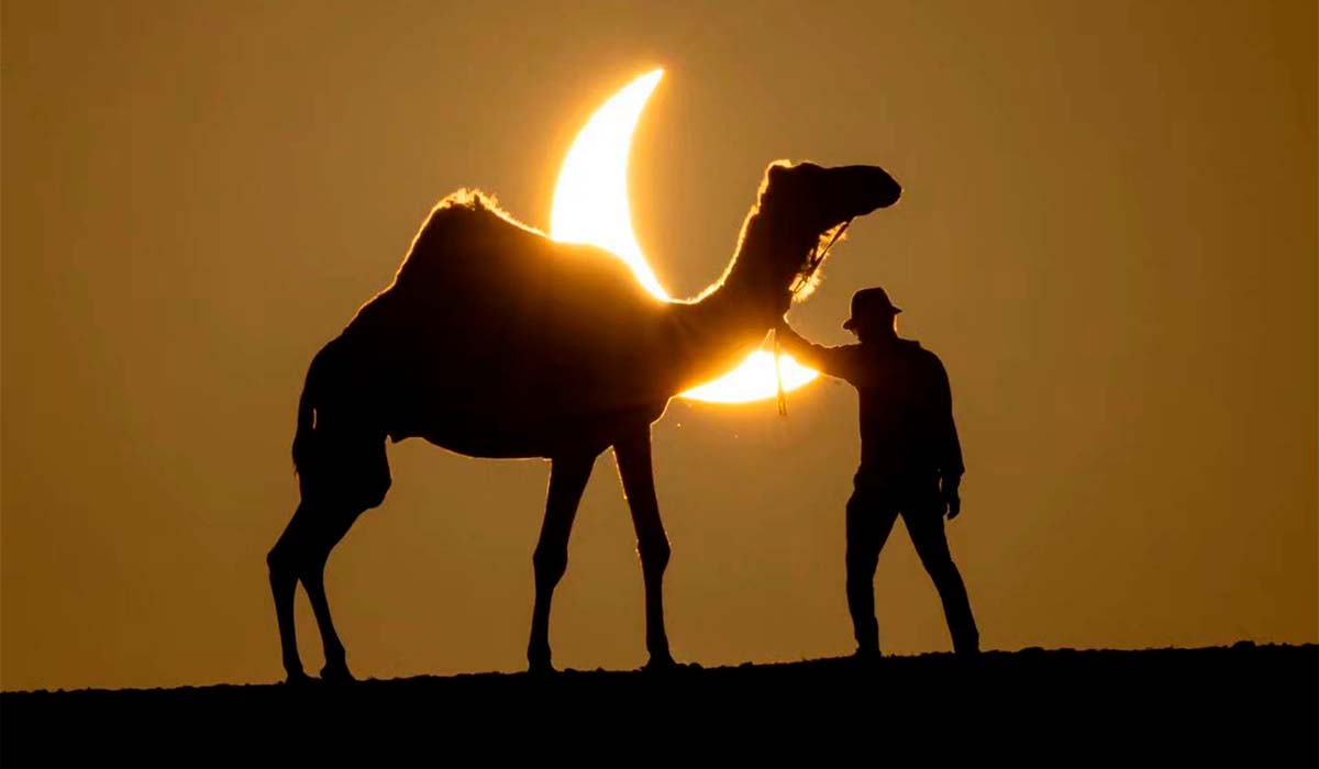 Juan Méndez, fotógrafo canario, enamora con su espectacular imagen del eclipse en Lanzarote: "Vivirlo desde aquí es otra historia"