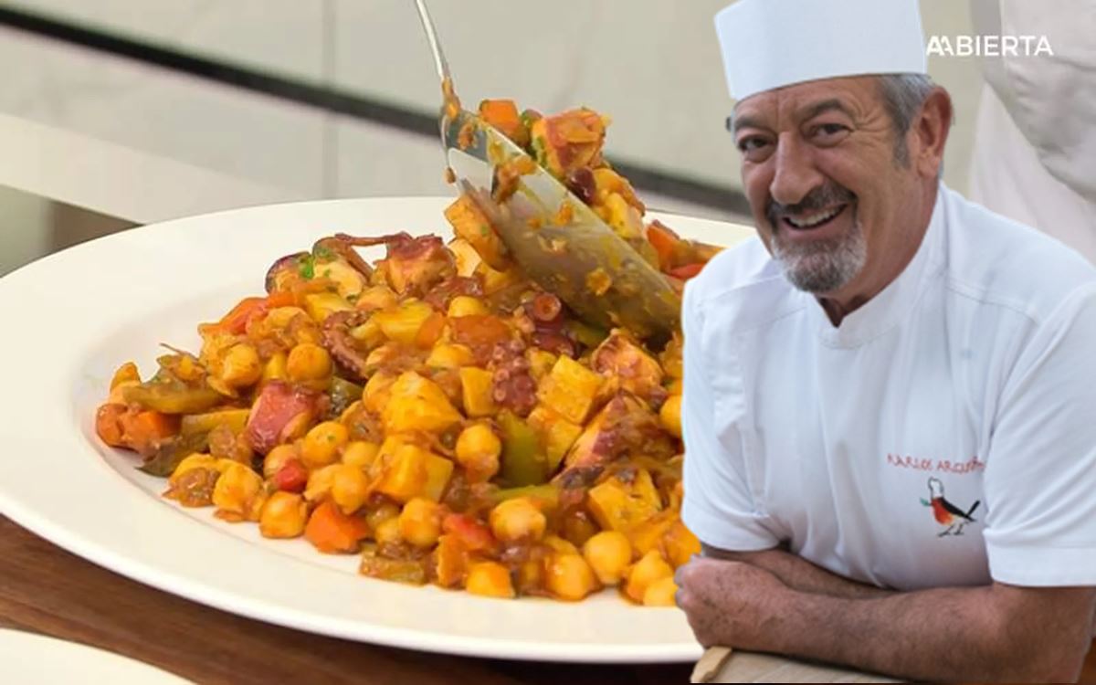 Karlos Arguiñano (77), chef: "La clave para una buena ropa vieja de pulpo es la fritada"