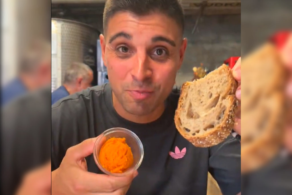 Rodri, tiktoker gallego, alucina en un guachinche de Tenerife: “El almogrote sabe al queso de los Cheetos”
