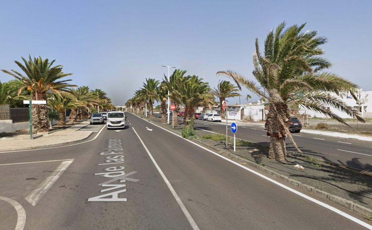 Los hechos tuvieron lugar en la Avenida Las Palmeras, municipio de Teguise. | Google Maps