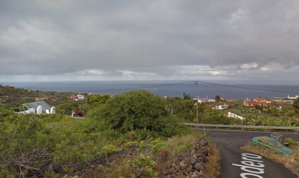 Panorámica del barrio de Lodero, dentro del término municipal de Mazo, en La Palma. | Google Maps