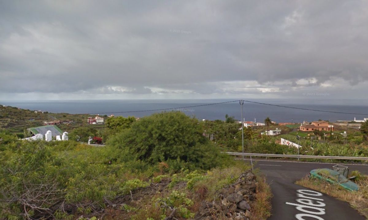 Panorámica del barrio de Lodero, dentro del término municipal de Mazo, en La Palma. | Google Maps
