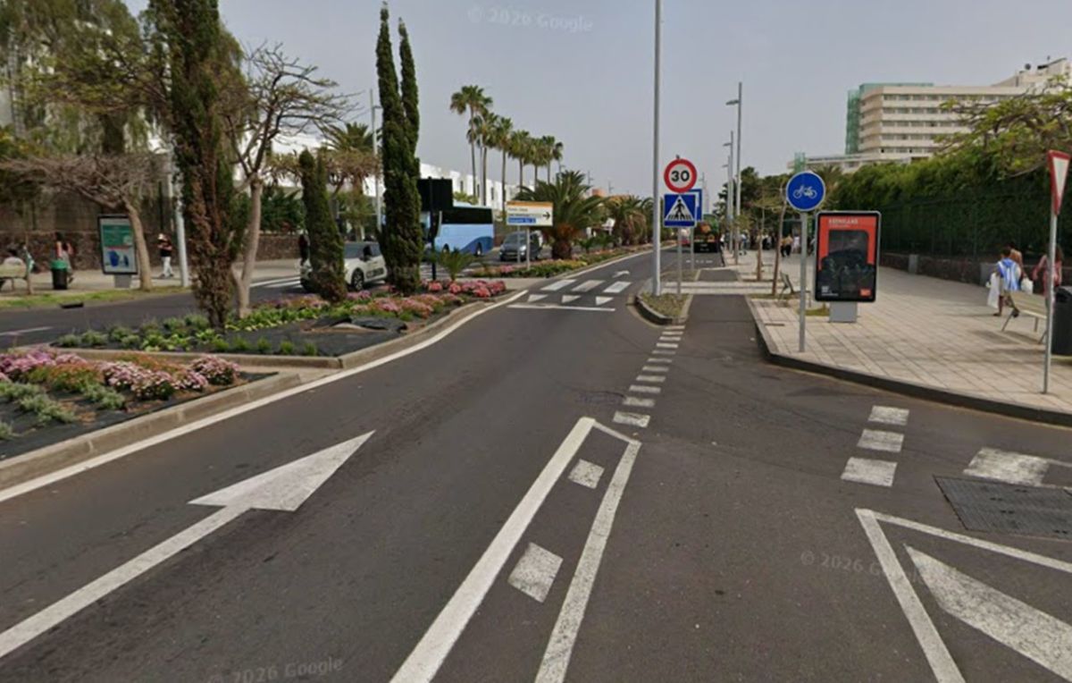 Imagen de recurso de la calle Gran Bretaña, en el término municipal de Adeje. | Google Maps