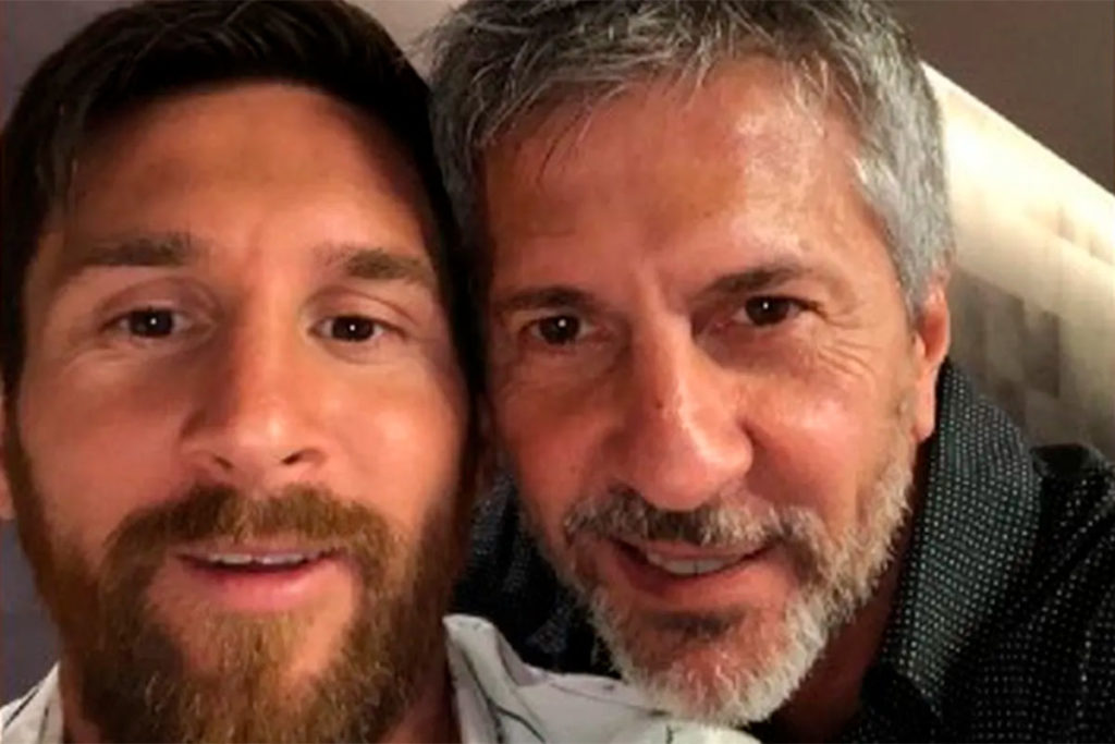 Leo Messi y Jorge Messi