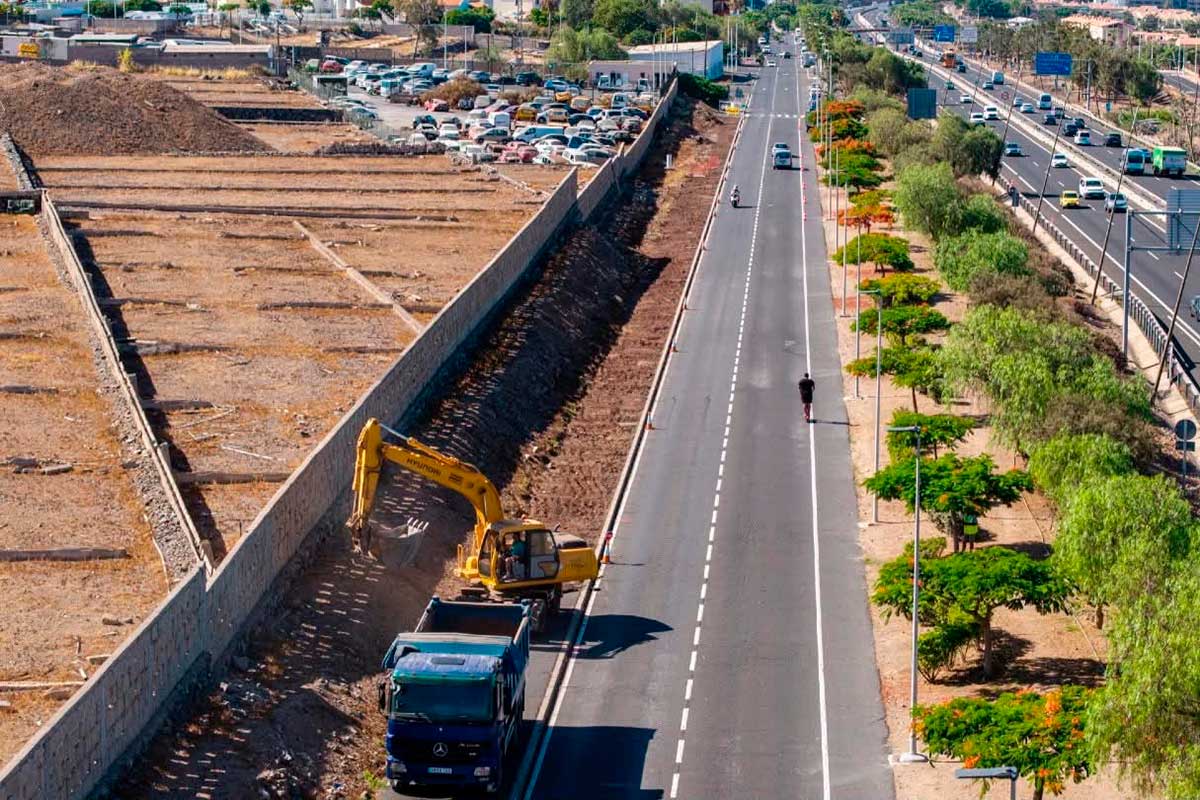 Fañabé y Miraverde se unen a través de un carril bici y peatonal de un kilómetro