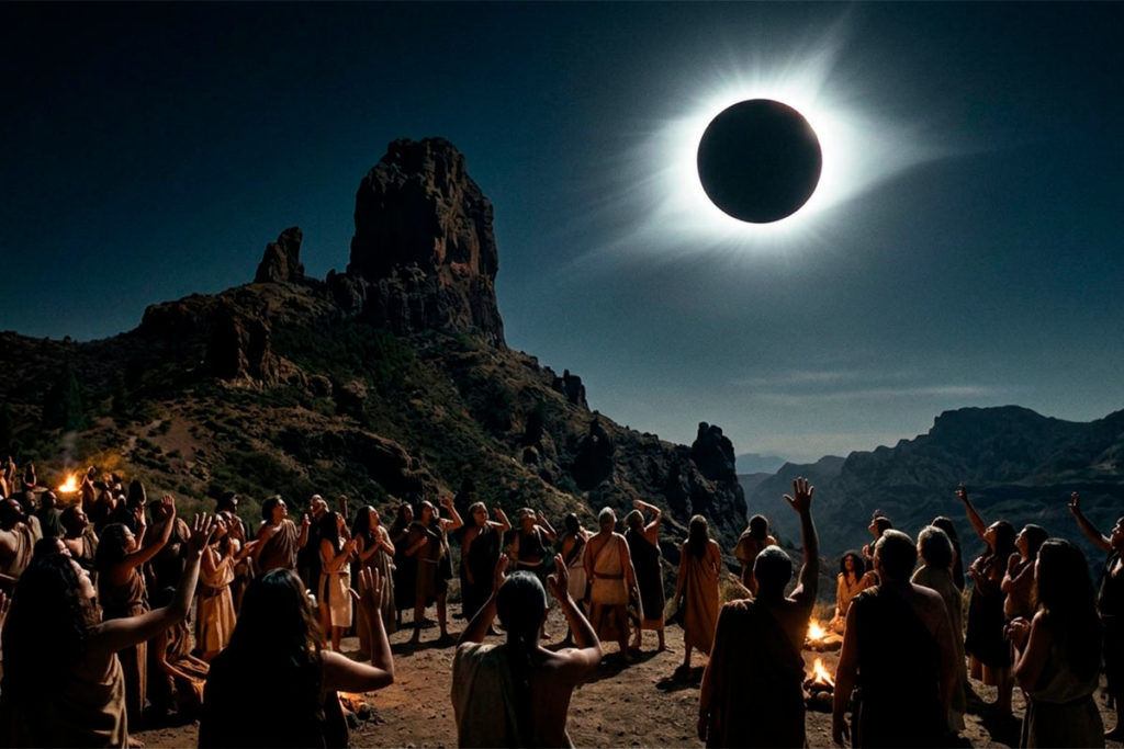 Vivir el eclipse solar como un guanche: así se habrían preparado e interpretado los guanches este fenómeno