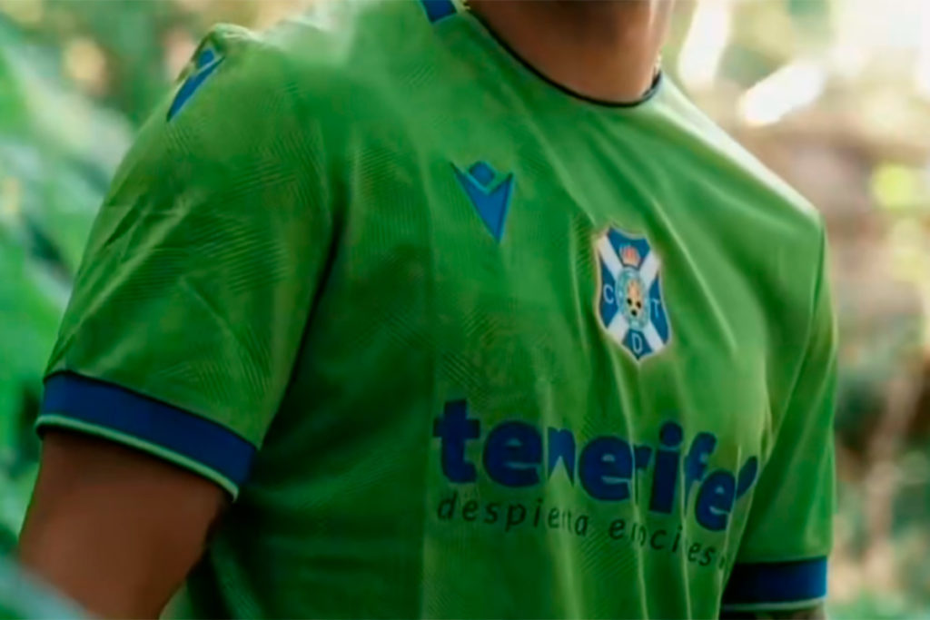 El verde protagoniza la tercera equipación del CD Tenerife