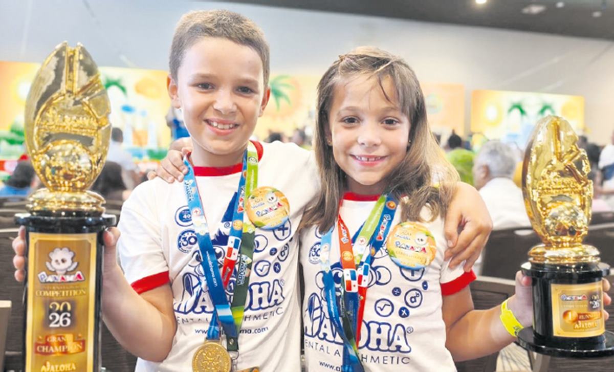 Alicia y Diego se proclaman campeones del mundo de Cálculo Mental con 7 y 9 años