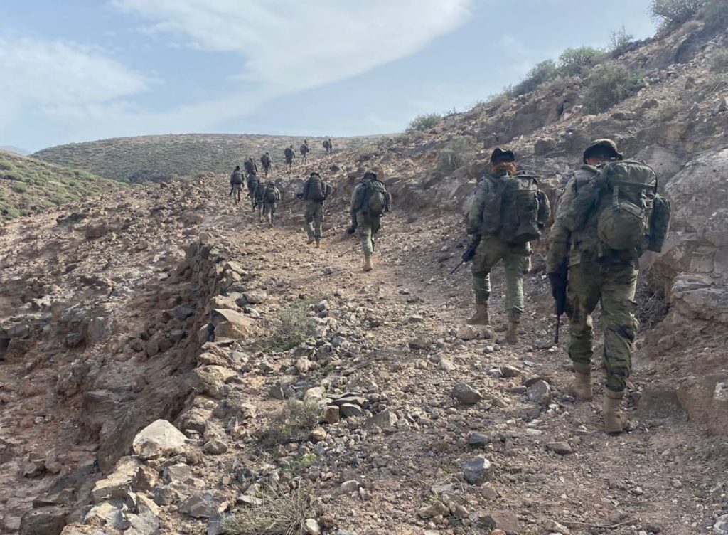 Militares del Grupo Táctico 'Canarias' de la BRICAN