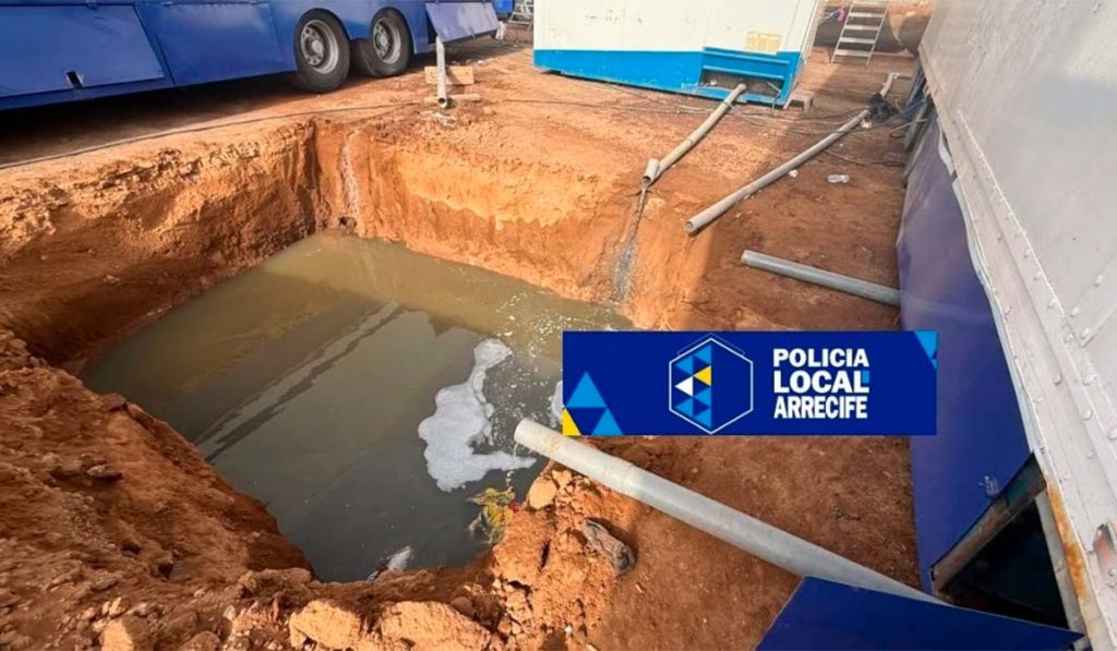Los malos olores destapan vertidos de aguas fecales de un circo en Lanzarote