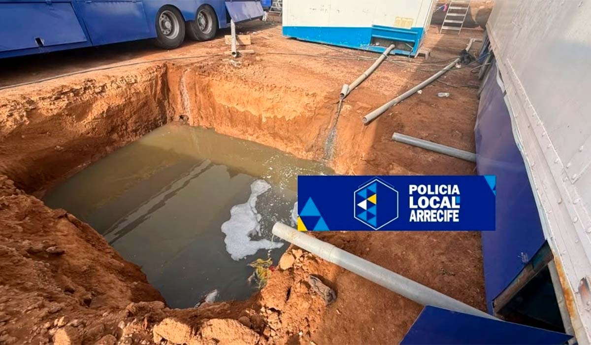 Los malos olores destapan vertidos de aguas fecales de un circo en Lanzarote