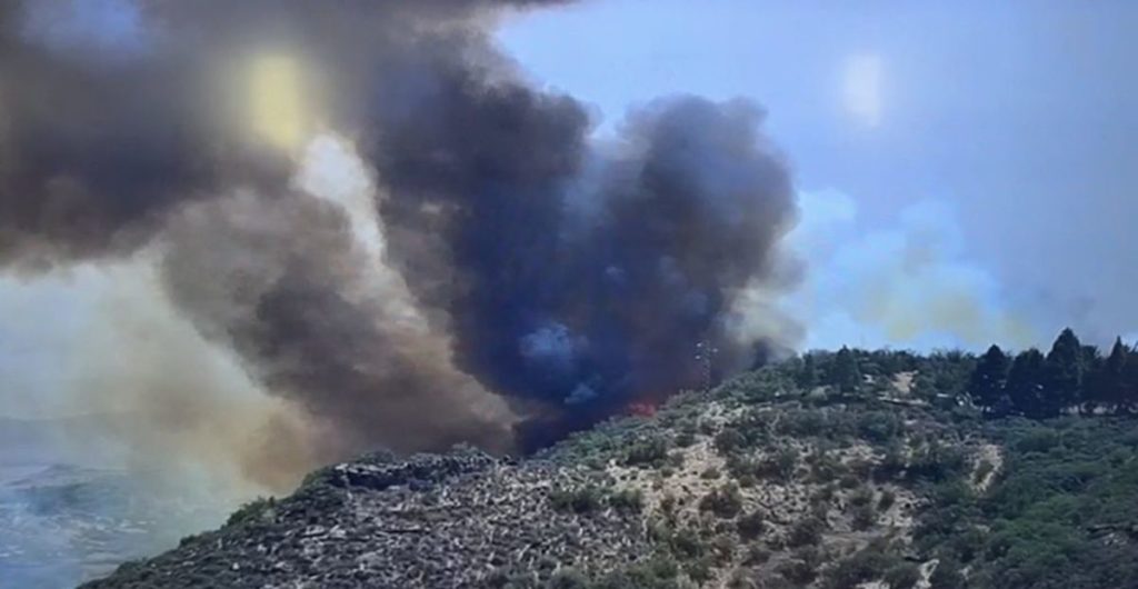 Incendio en la zona de Cazadores, Telde, Gran Canaria. | Cabildo de Gran Canaria